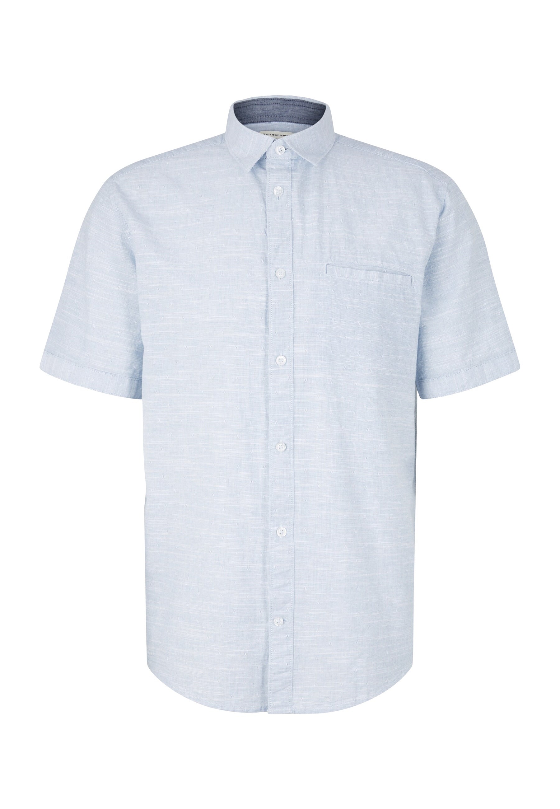 Tom Tailor Tom Tailor Kurzarmhemd mit melierter Struktur