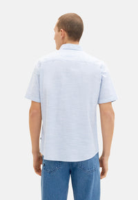 Tom Tailor Tom Tailor Kurzarmhemd mit melierter Struktur