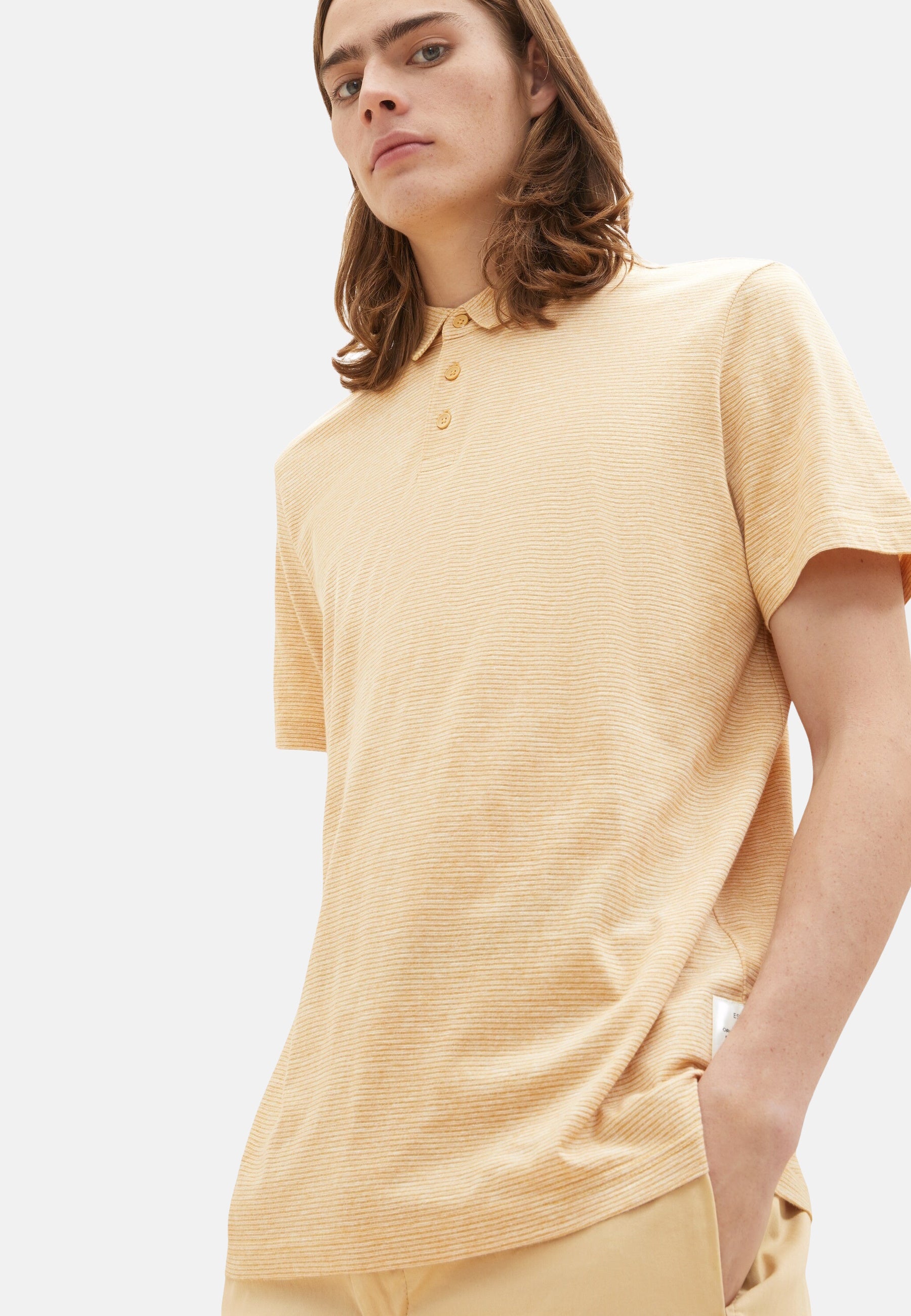 Tom Tailor Kurzarmshirt mit Polokragen gestreift