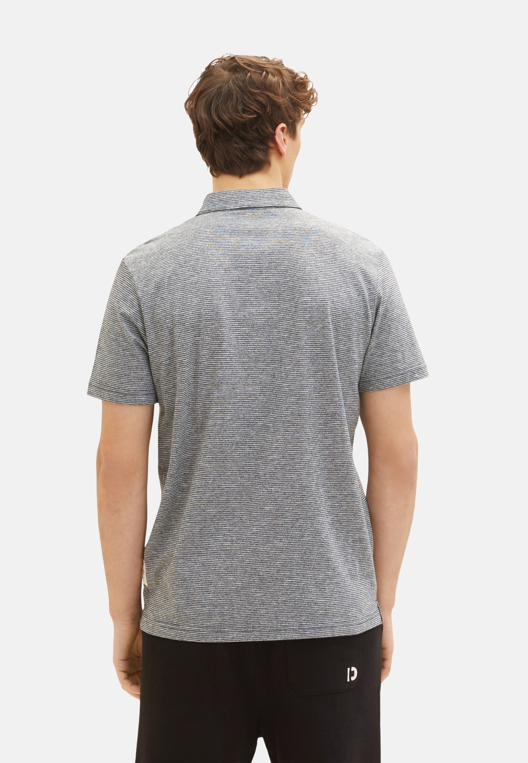 Tom Tailor Kurzarmshirt mit Polokragen gestreift