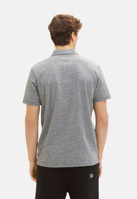 Tom Tailor Kurzarmshirt mit Polokragen gestreift