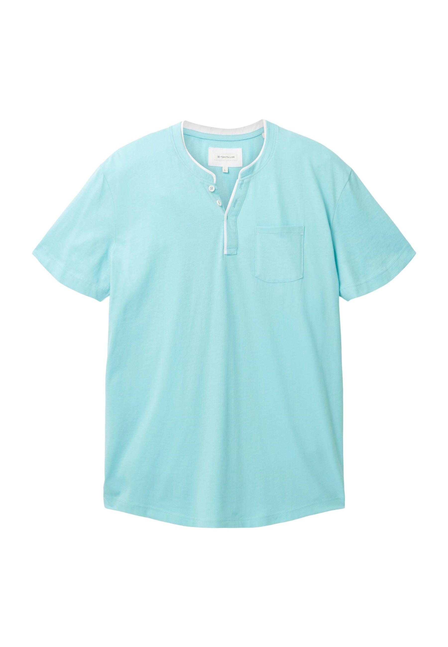 Tom Tailor Kurzarmshirt Henley