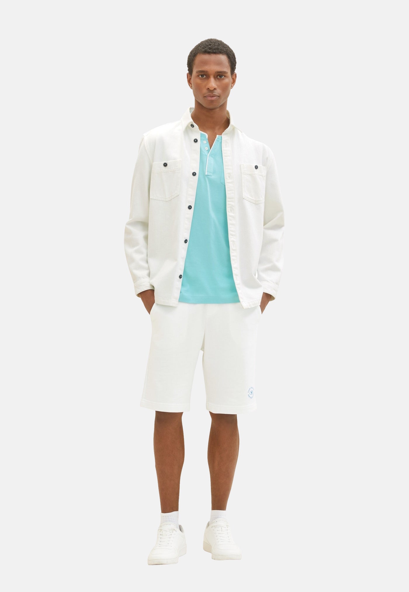 Tom Tailor Kurzarmshirt Henley