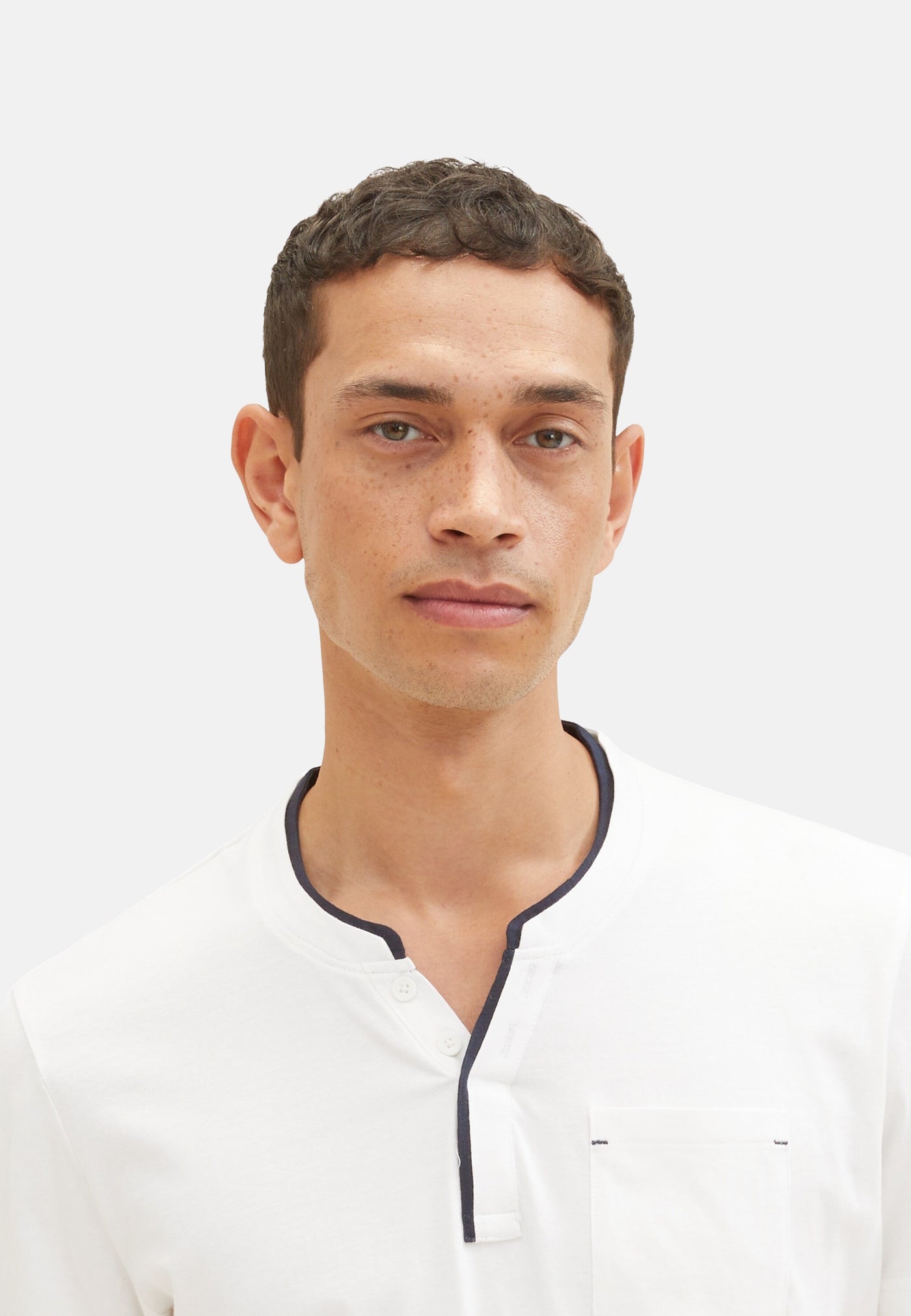 Tom Tailor Kurzarmshirt Henley