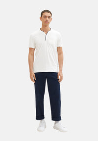 Tom Tailor Kurzarmshirt Henley
