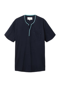 Tom Tailor Kurzarmshirt Henley