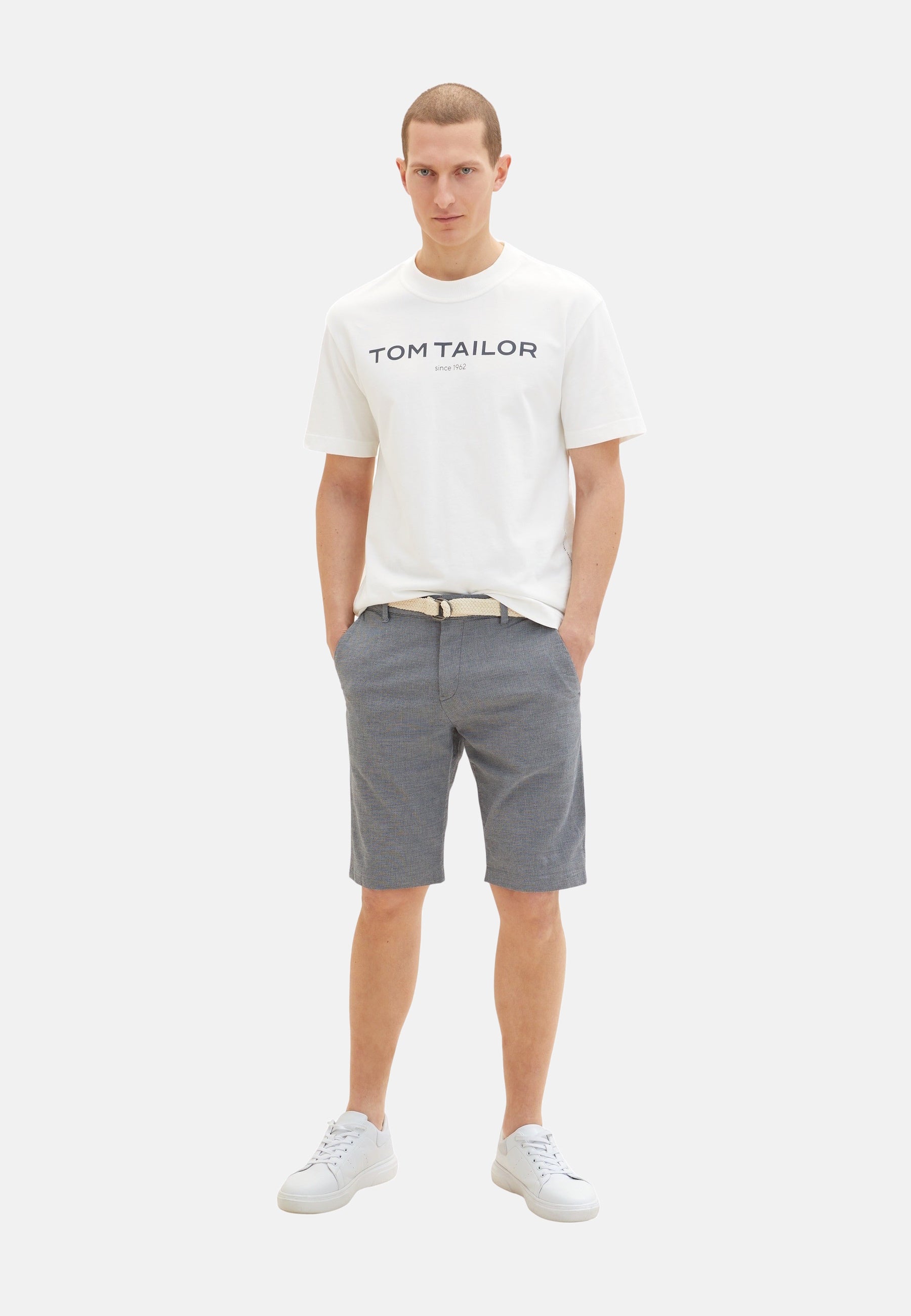 Tom Tailor Bermuda Tom Tailor kurze Chino Slim Fit inkl. Gürtel