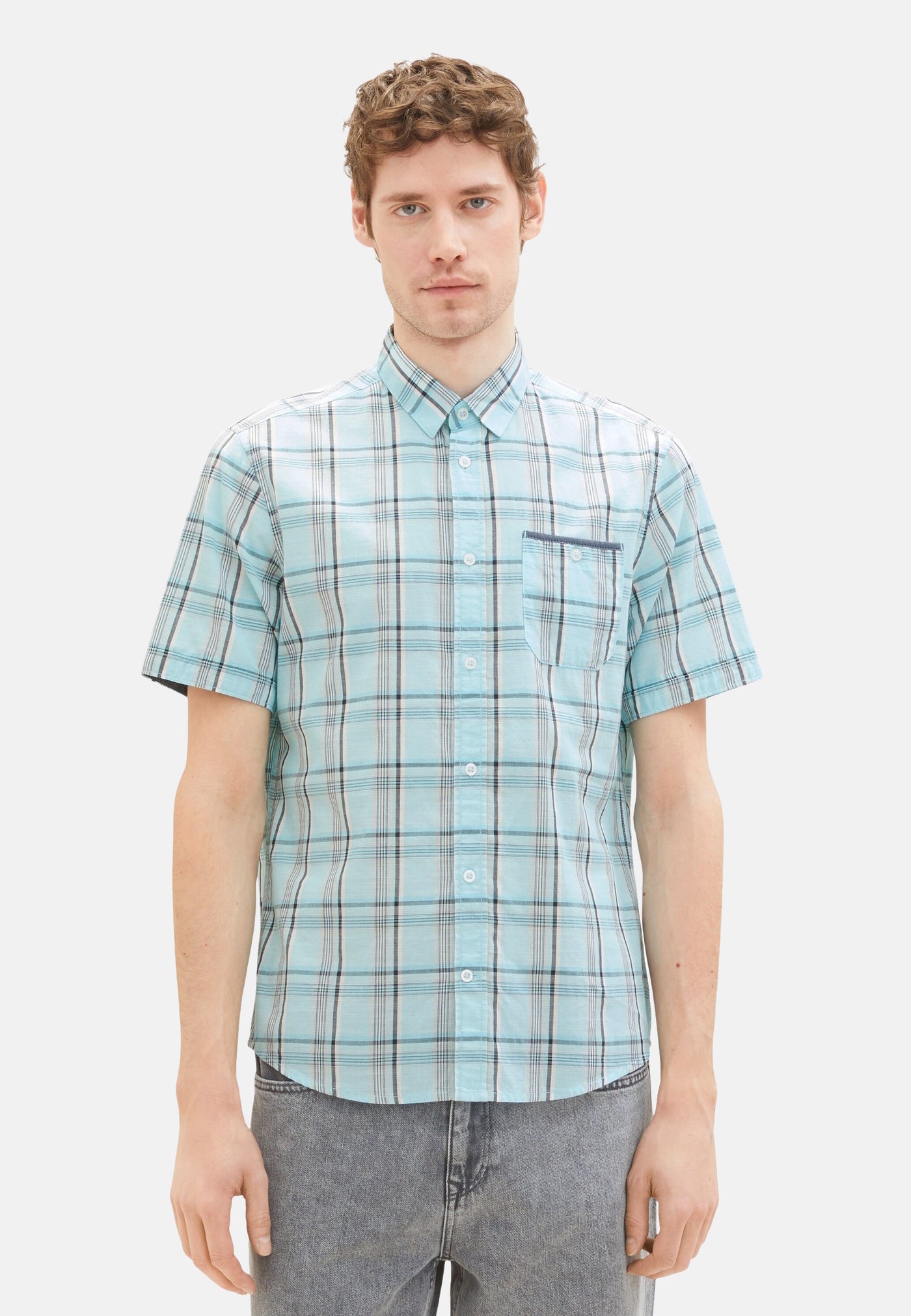 Tom Tailor Kurzarmhemd kariert