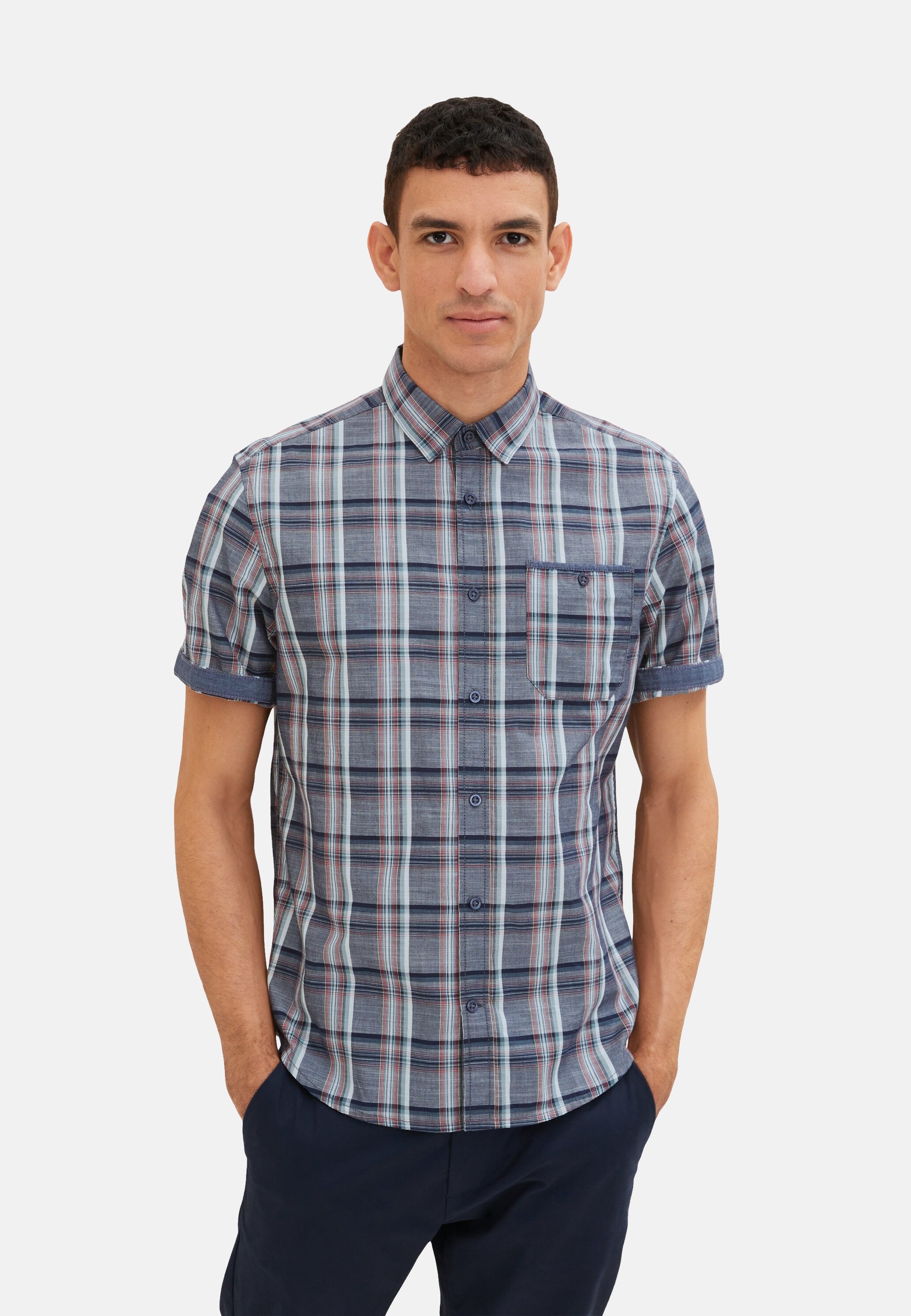 Tom Tailor Kurzarmhemd kariert