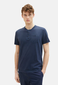 Tom Tailor Kurzarmshirt Henley