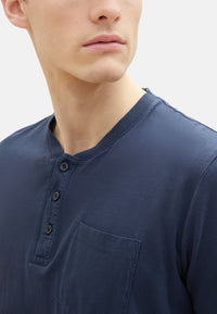 Tom Tailor Kurzarmshirt Henley