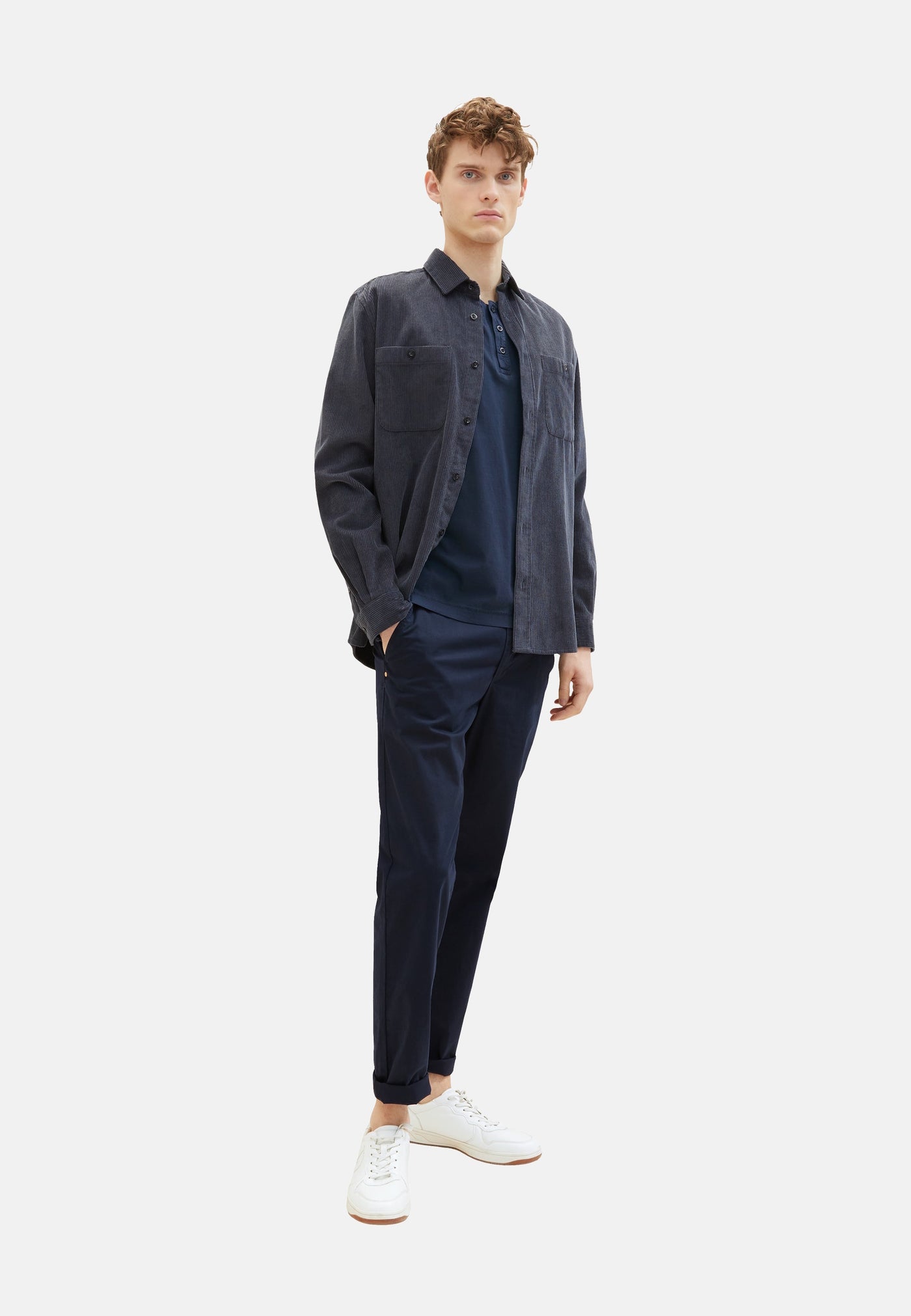 Tom Tailor Kurzarmshirt Henley