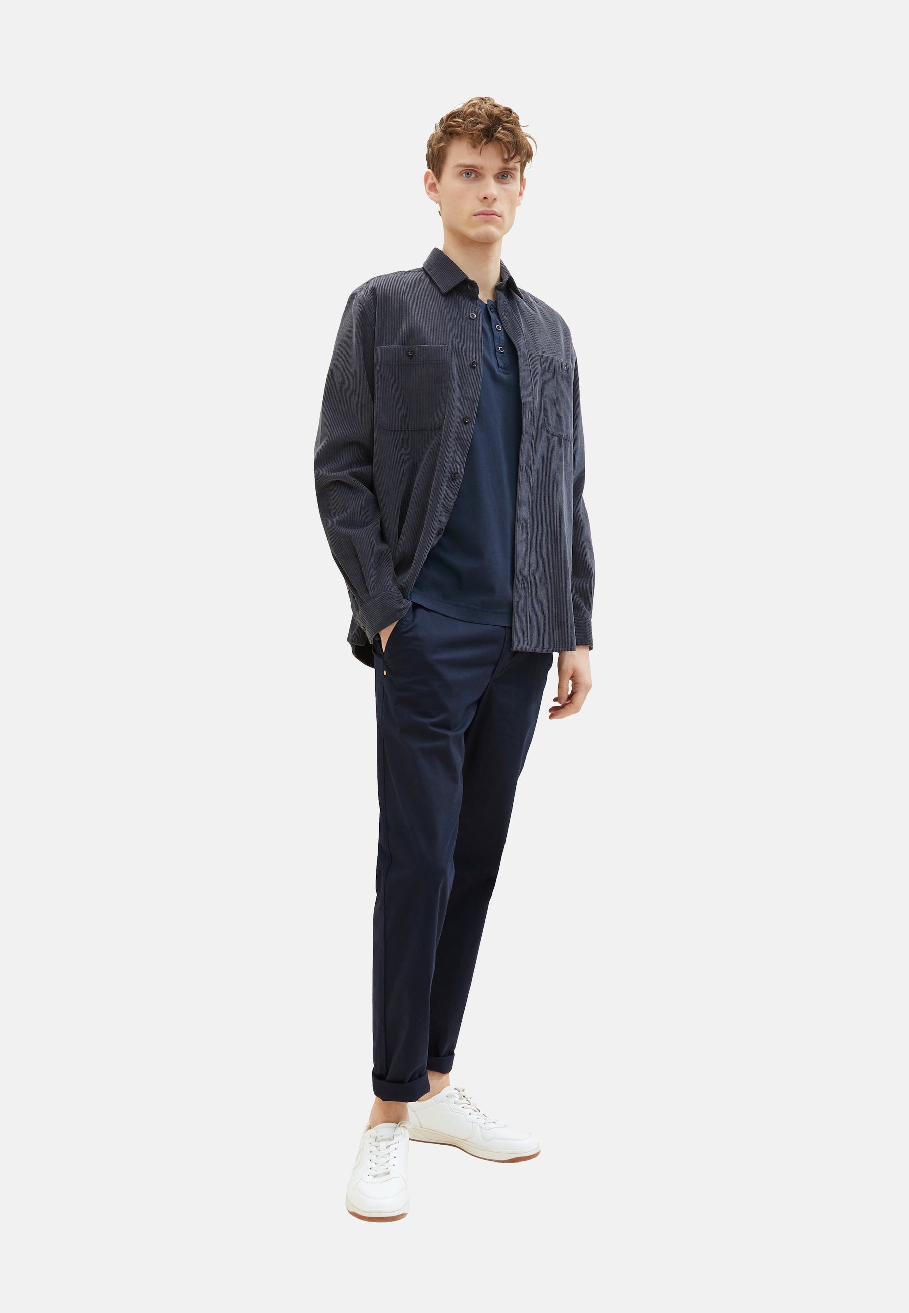 Tom Tailor Kurzarmshirt Henley