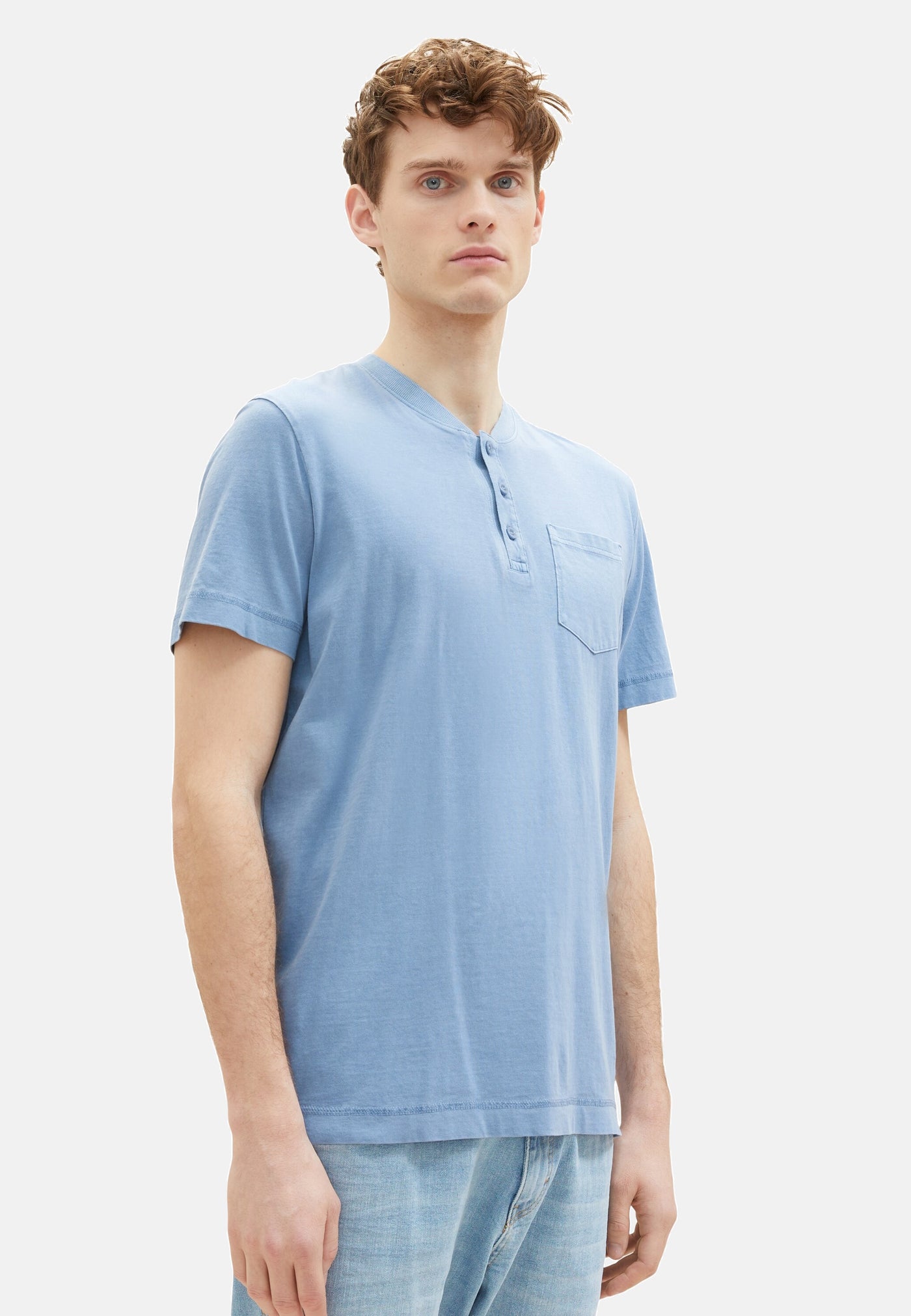 Tom Tailor Kurzarmshirt Henley