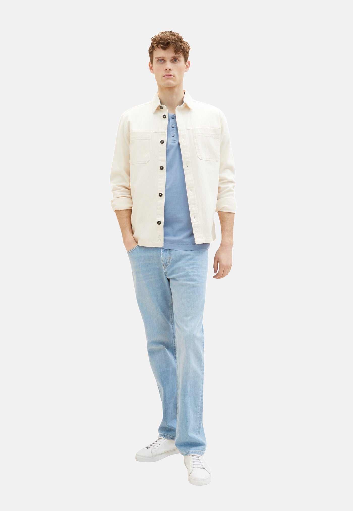 Tom Tailor Kurzarmshirt Henley