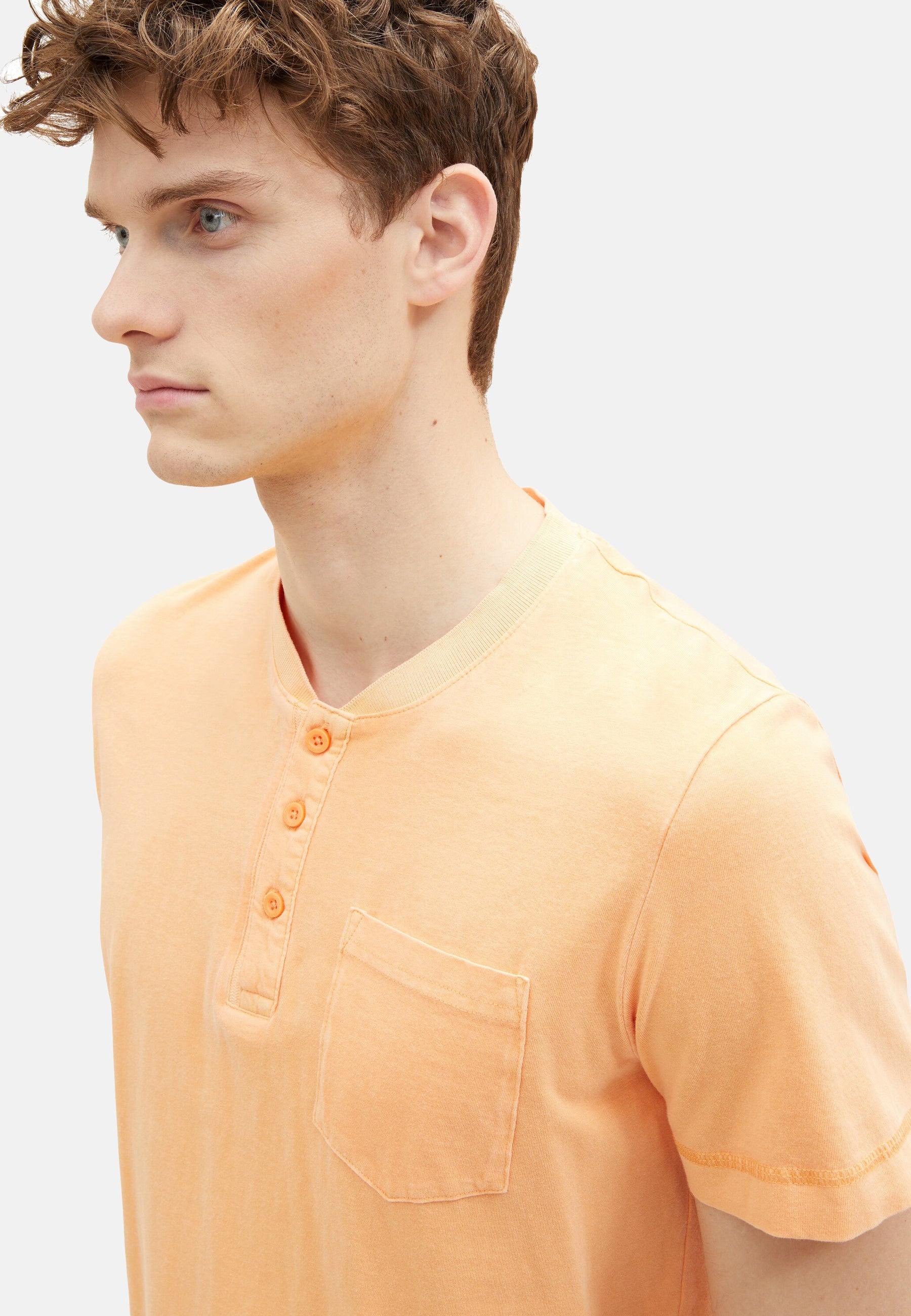 Tom Tailor Kurzarmshirt Henley