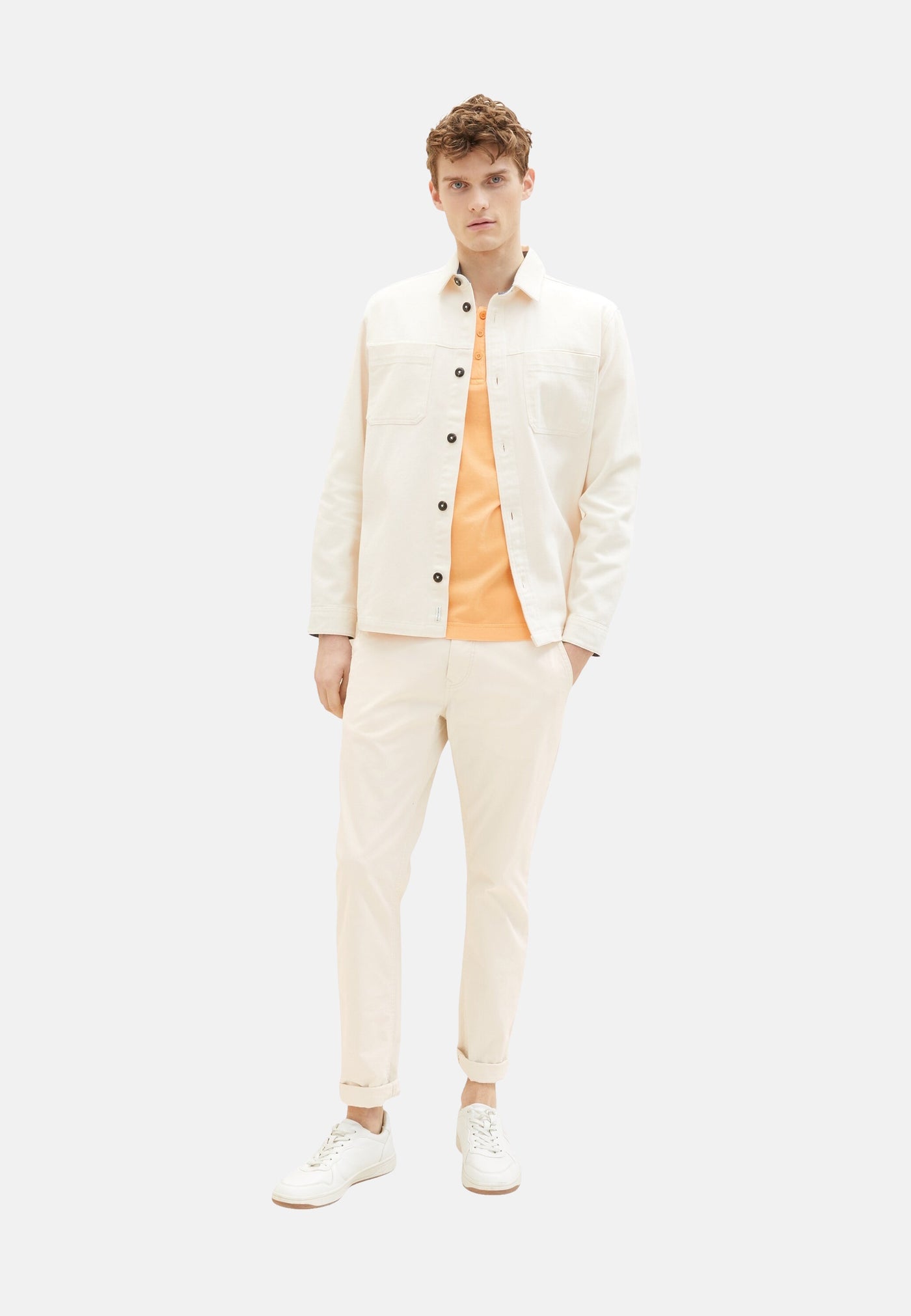 Tom Tailor Kurzarmshirt Henley