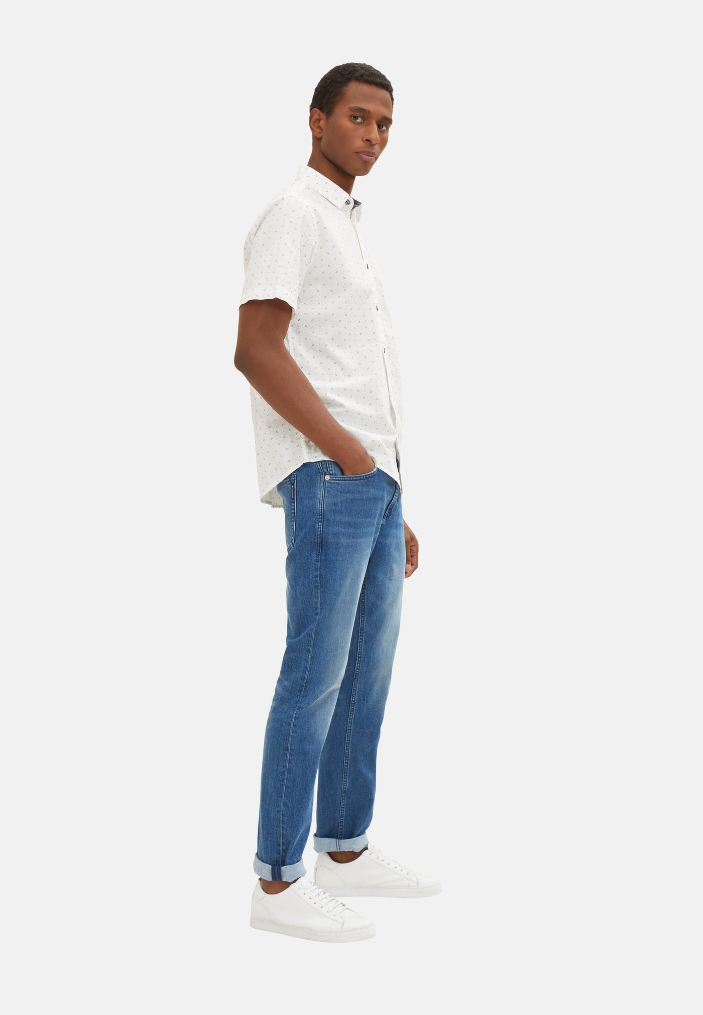 Tom Tailor Josh Regular Slim Coolmax Five-Pocket-Style lange Hose