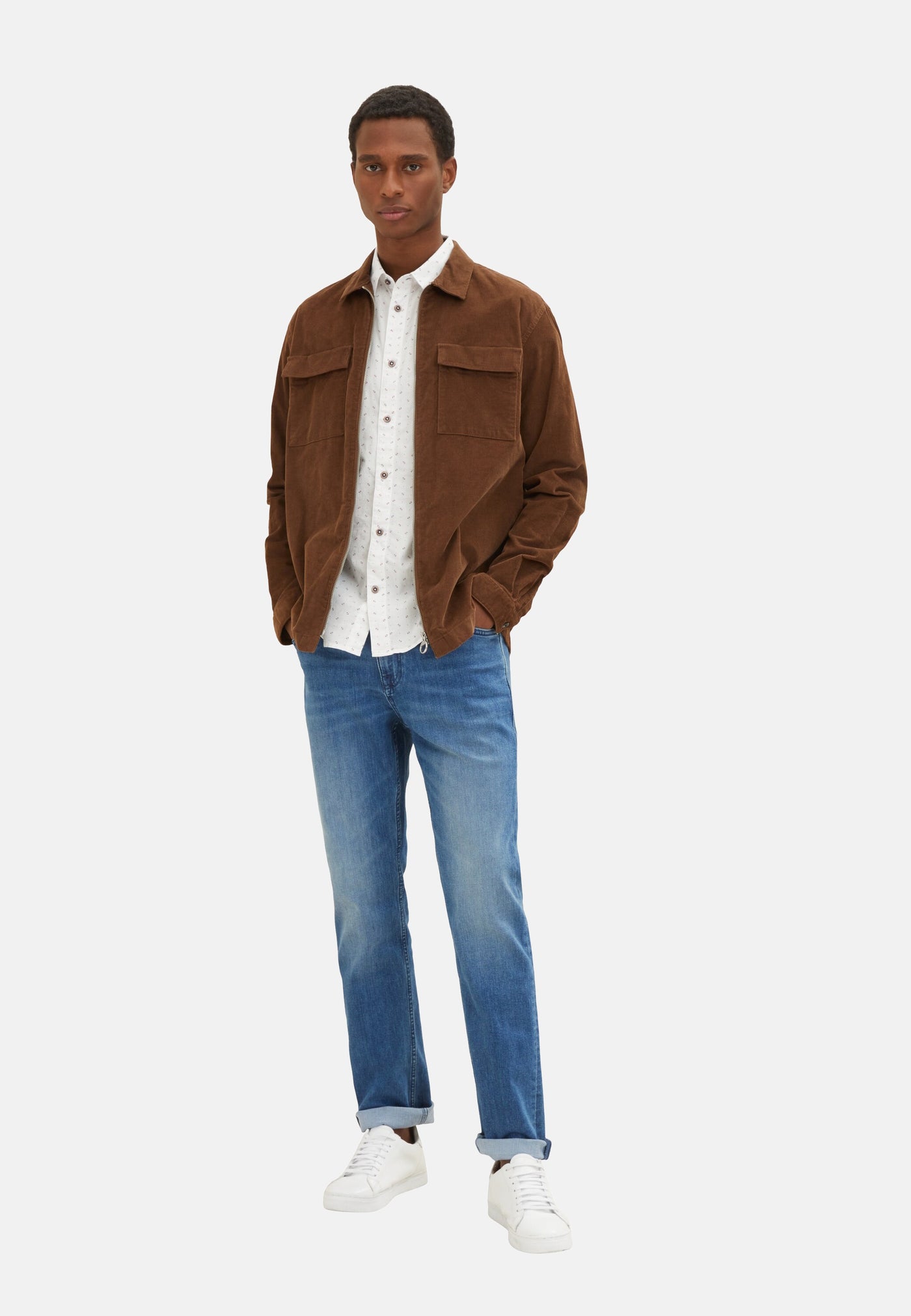 Tom Tailor Josh Regular Slim Coolmax Five-Pocket-Style lange Hose