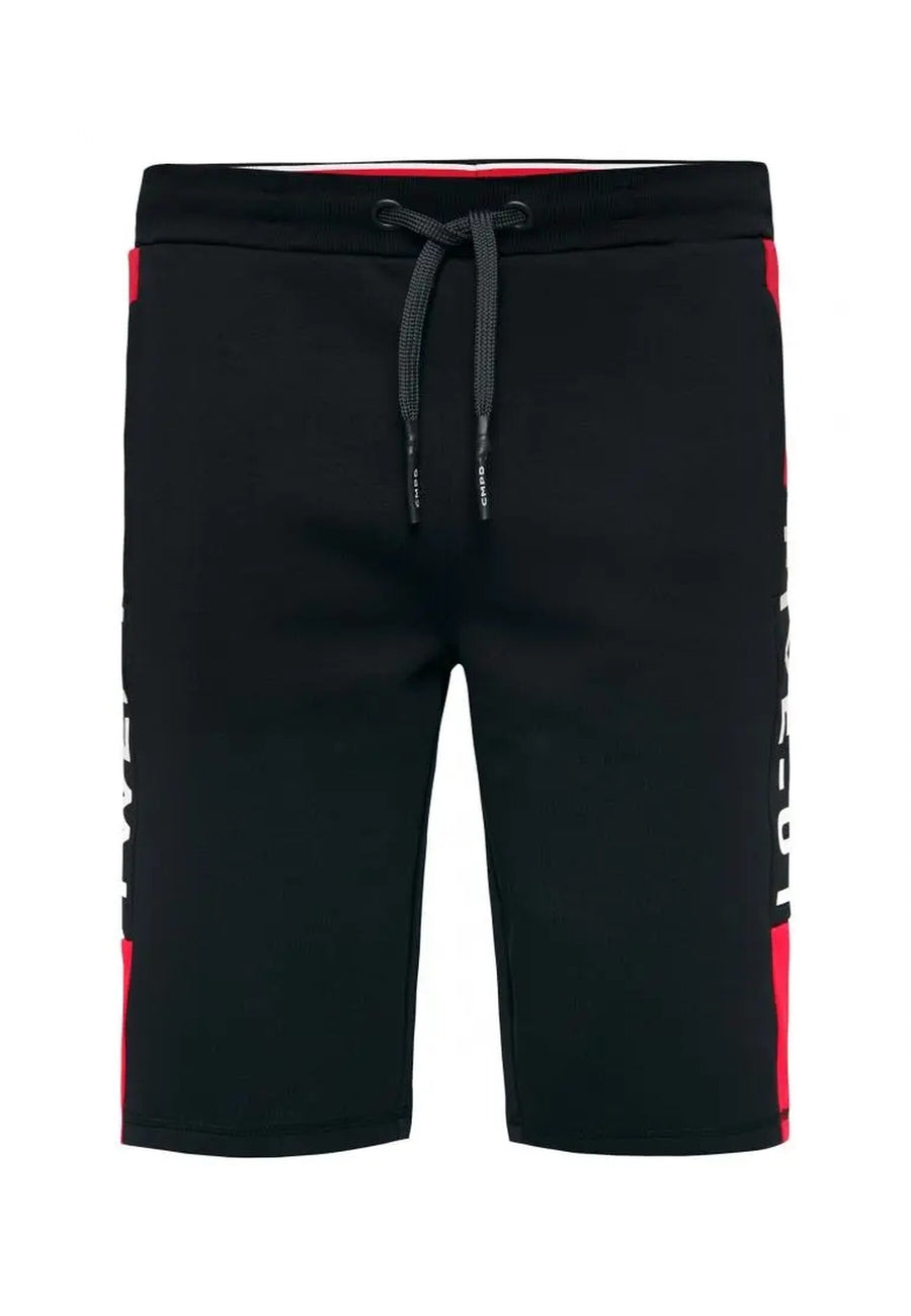 Camp David Shorts mit Colour-Blocking und Prints in Regular Fit