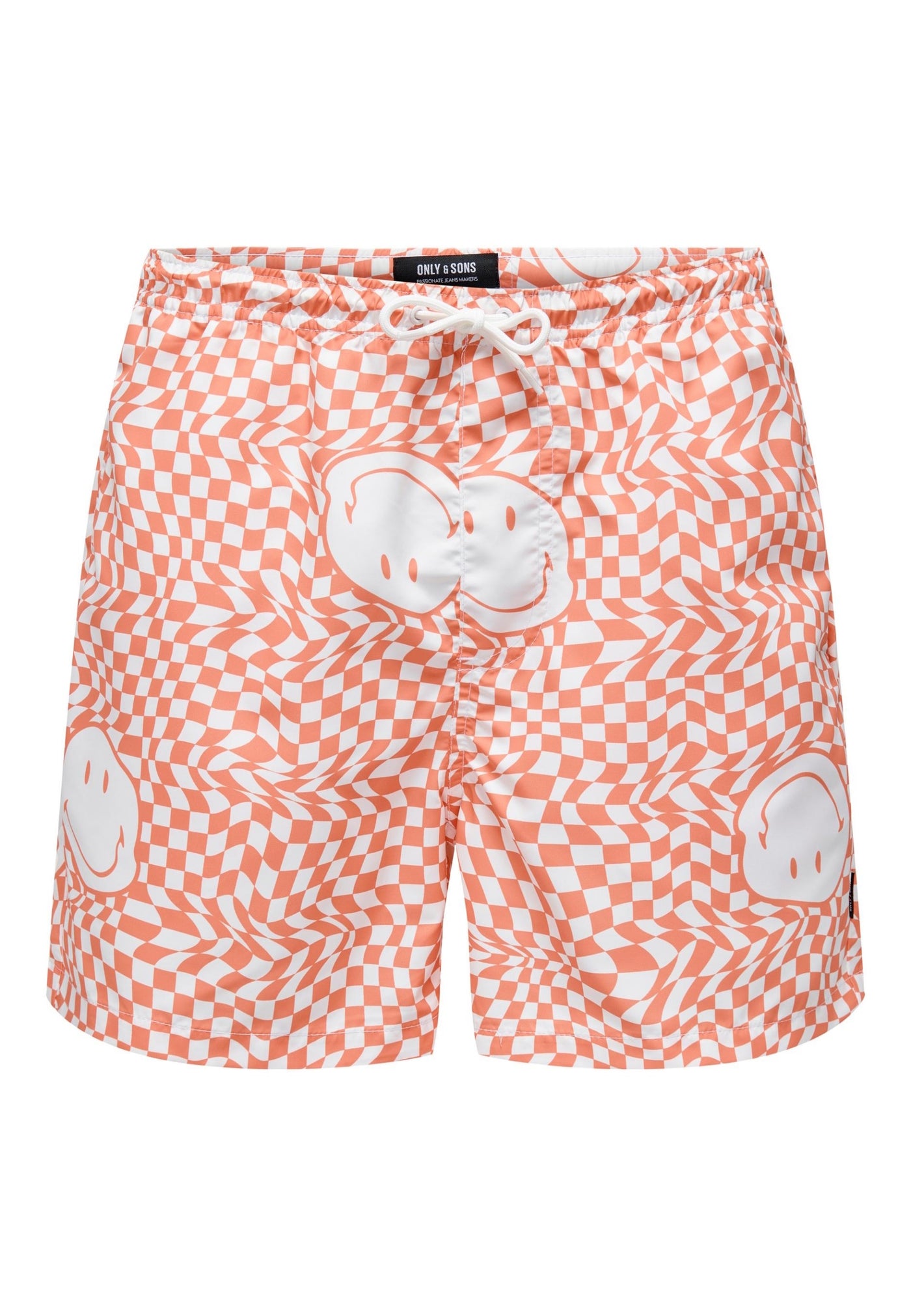 Only & Sons Bade-Shorts mit elastischem Bund und Tunnelzug