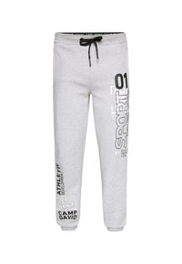 Camp David Jogginghose mit Rubber Prints und Elastikbund mit Tunnelzugband in Regular Fit