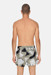 Only & Sons TODD Bade-Shorts mit elastischem Bund und seitlichen Eingrifftaschen