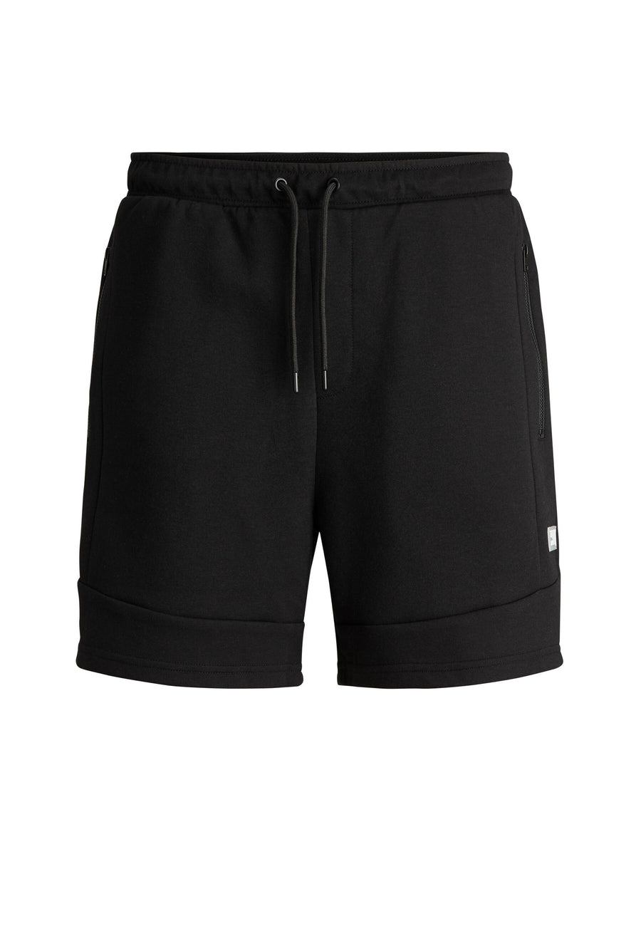 Jack & Jones Weiche STAIR SWEAT SHORTS mit Logo-Aufnäher