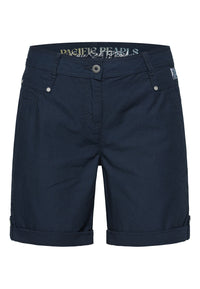 Soccx Bermuda-Shorts mit Turn-Up-Saum und seitlichen Einschubtaschen mit Krempelsaum