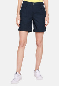 Soccx Bermuda-Shorts mit Turn-Up-Saum und seitlichen Einschubtaschen mit Krempelsaum