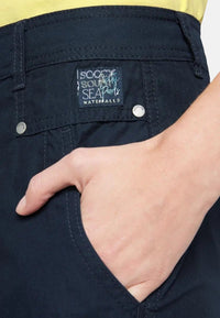 Soccx Bermuda-Shorts mit Turn-Up-Saum und seitlichen Einschubtaschen mit Krempelsaum