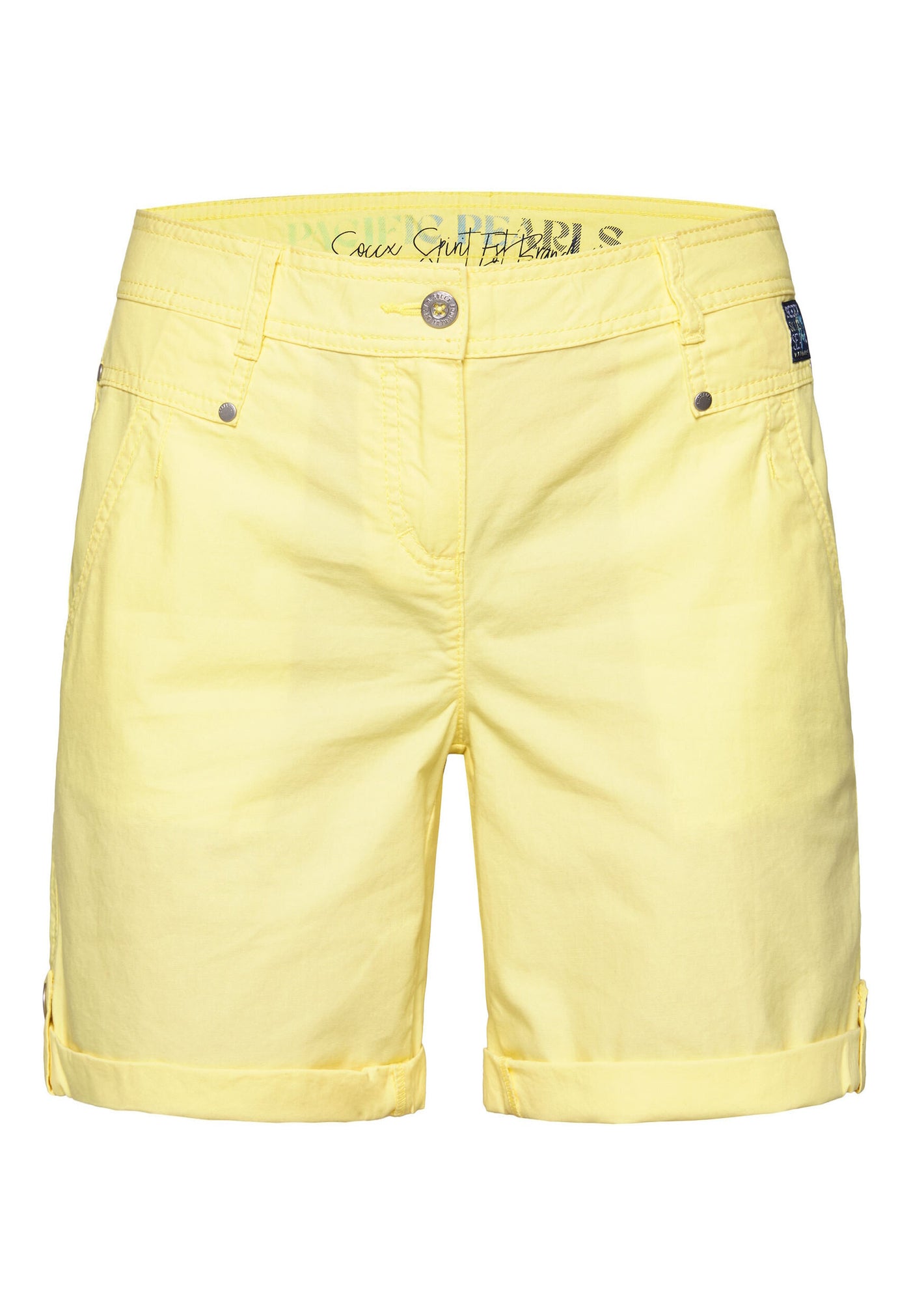 Soccx Bermuda-Shorts mit Turn-Up-Saum und seitlichen Einschubtaschen mit Krempelsaum