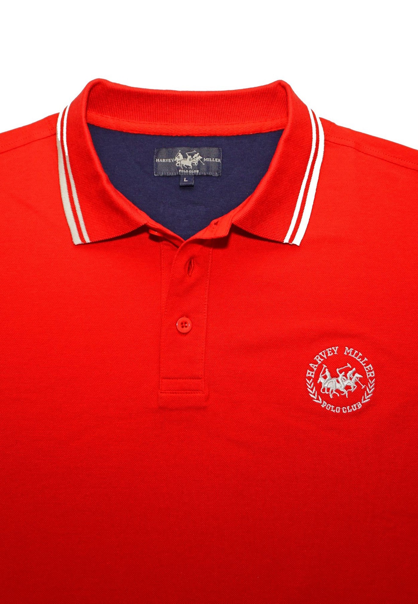 Harvey Miller Poloshirt Fashion Polohemd Kurzarm Shirt