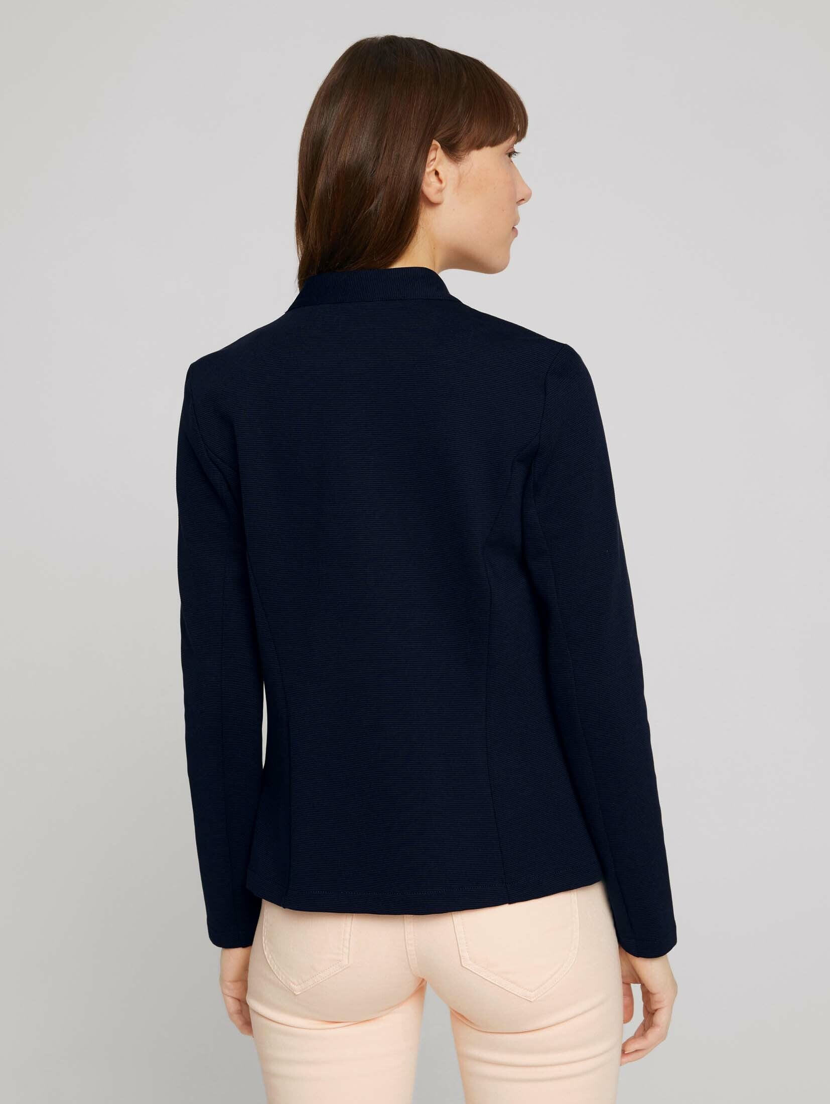 Tom Tailor Strukturierter Ottoman Blazer Slim Fit