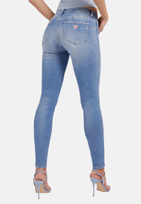 Guess Skinny-Fit-Jeans CURVE X mit Label-Patch im 5-Pocket Style