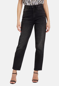 Guess Bequeme MOM JEANS mit Label-Patch im 5-Pocket Style