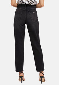 Guess Bequeme MOM JEANS mit Label-Patch im 5-Pocket Style