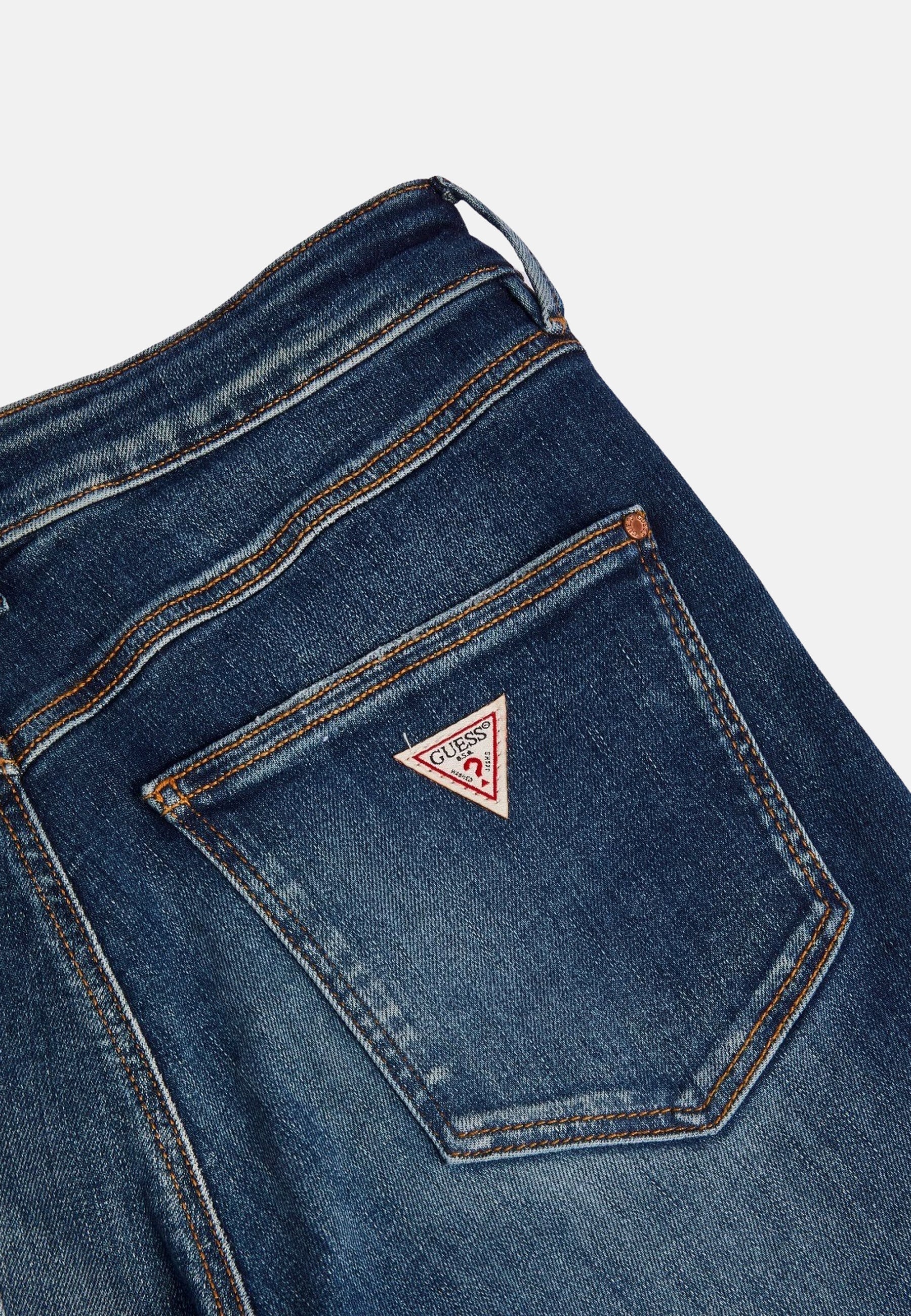 Guess Skinny-Fit-Jeans CARRIE MID mit Label-Patch im 5-Pocket Style