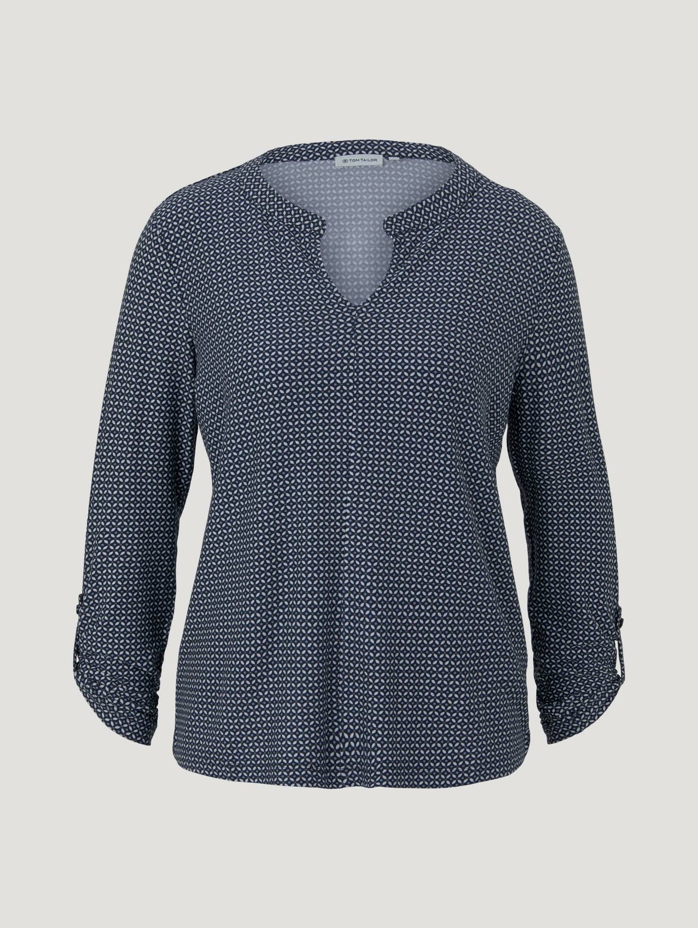 Tom Tailor hemdartiges Shirt Regular Fit Henleyausschnitt