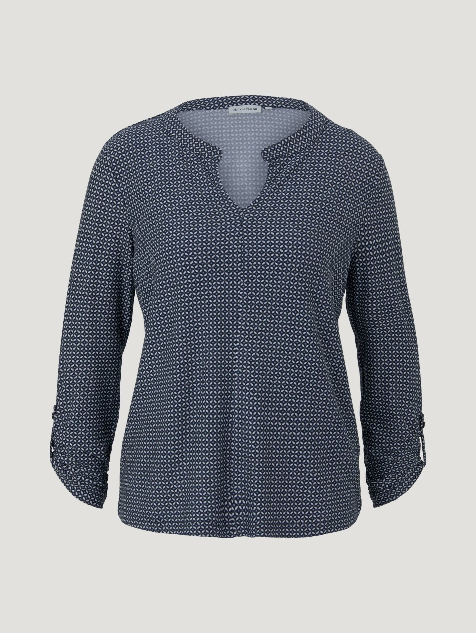 Tom Tailor hemdartiges Shirt Regular Fit Henleyausschnitt