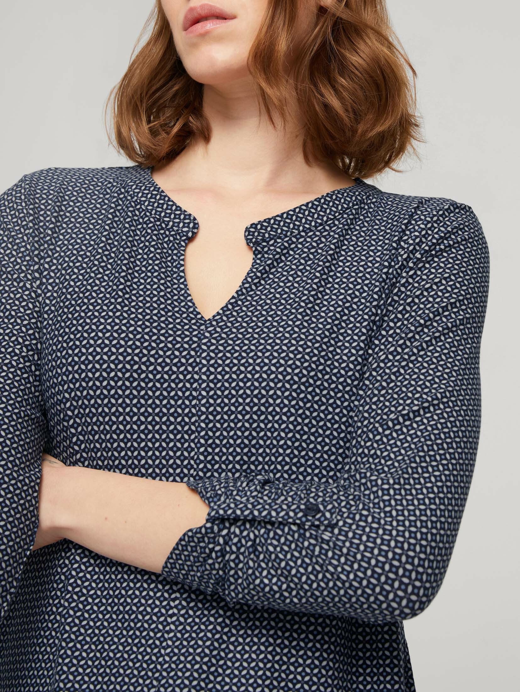 Tom Tailor hemdartiges Shirt Regular Fit Henleyausschnitt