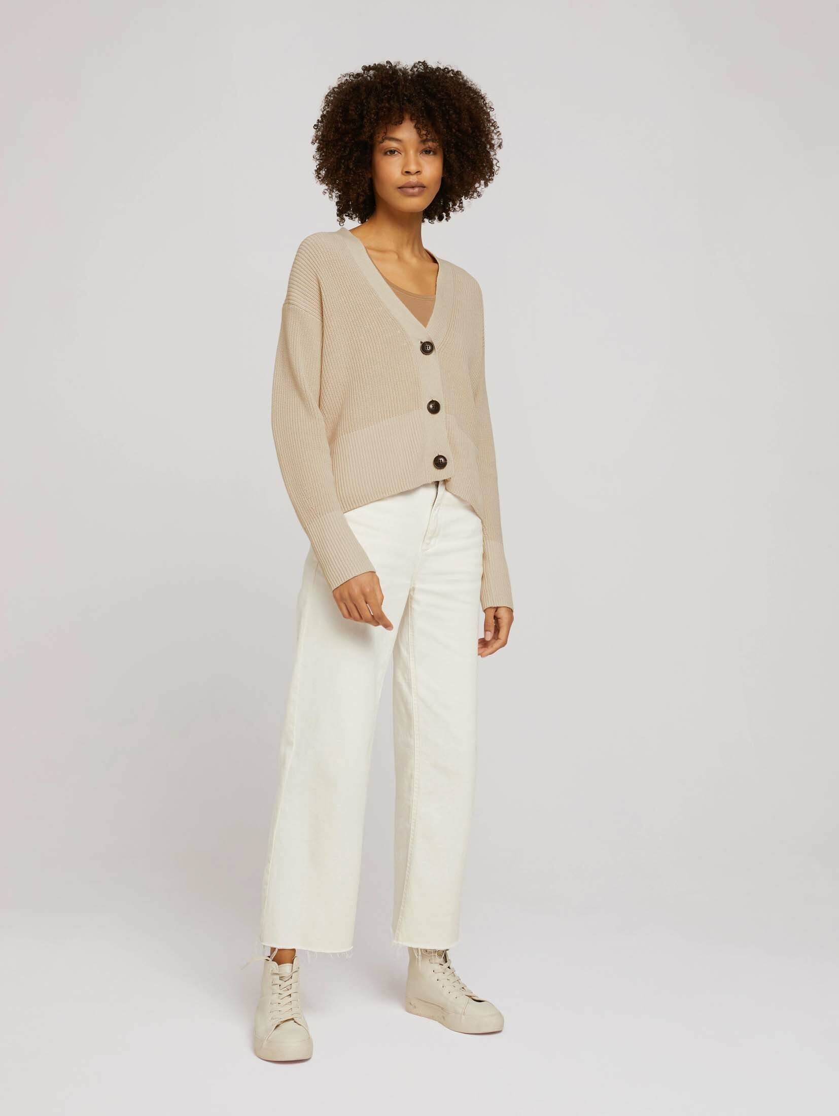 Tom Tailor Kurzer Cardigan Regular Fit