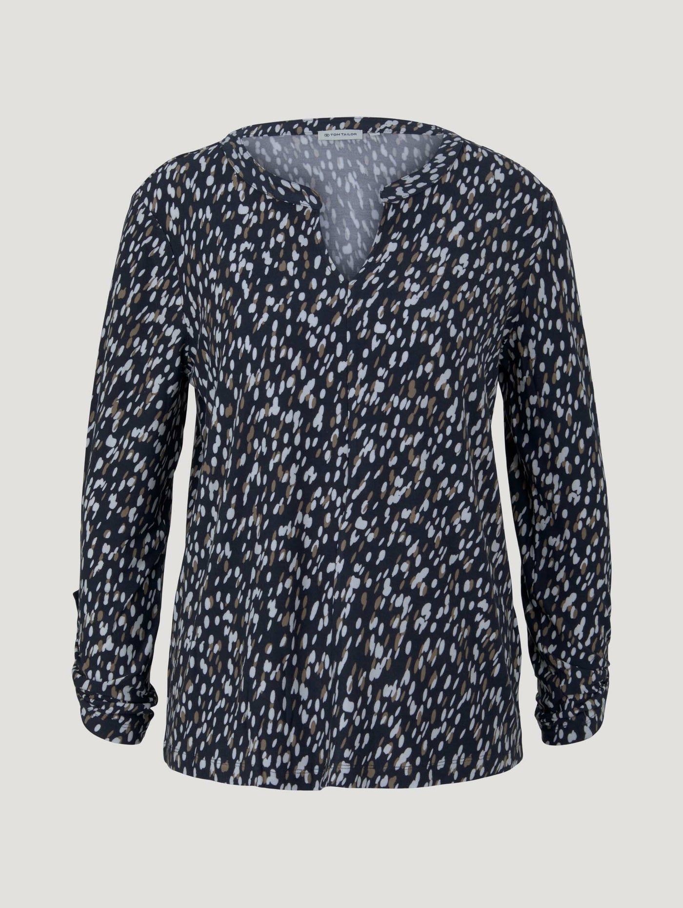 Tom Tailor hemdartiges Shirt Regular Fit Henleyausschnitt