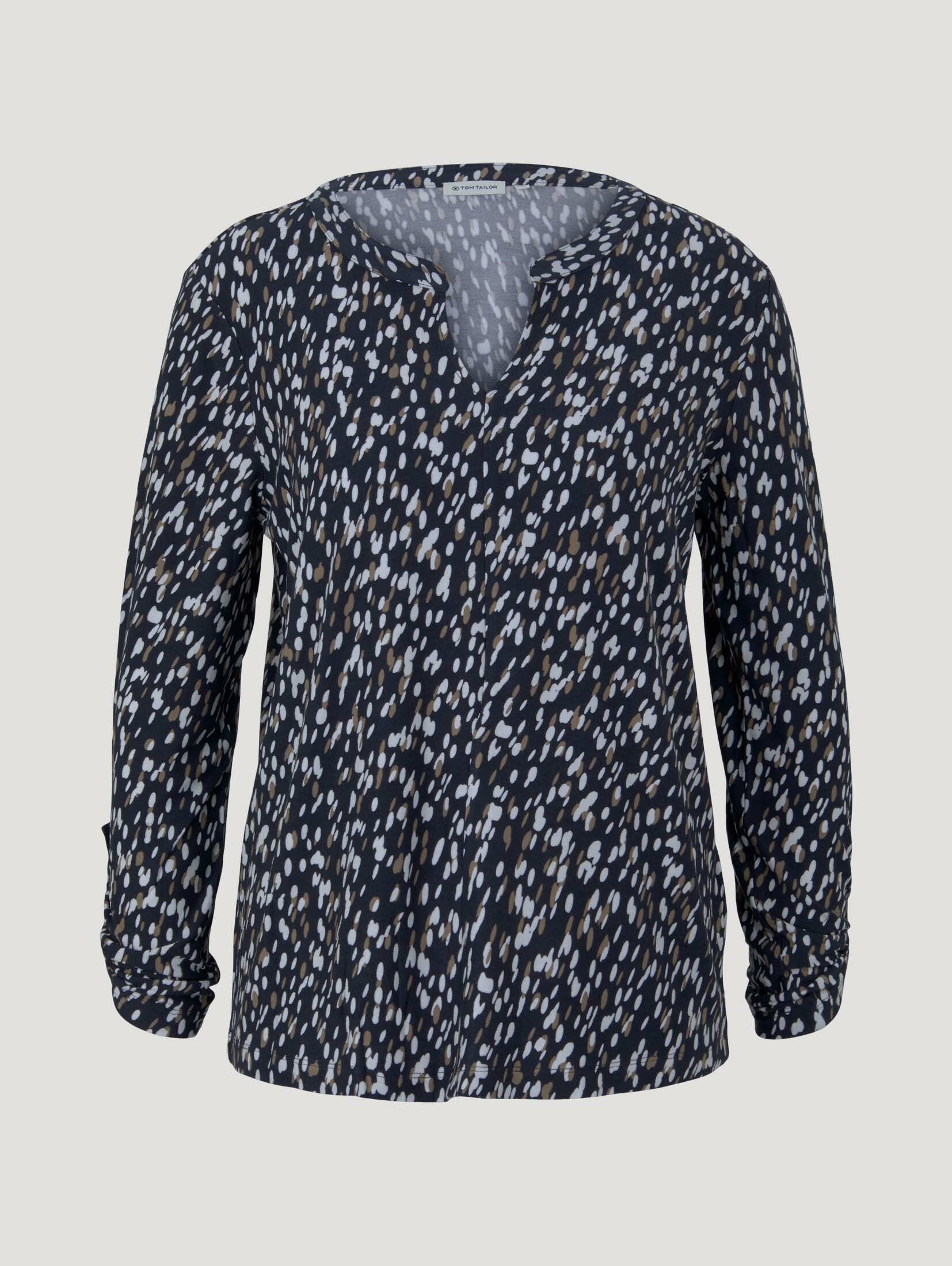 Tom Tailor hemdartiges Shirt Regular Fit Henleyausschnitt