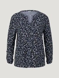 Tom Tailor hemdartiges Shirt Regular Fit Henleyausschnitt