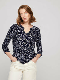 Tom Tailor hemdartiges Shirt Regular Fit Henleyausschnitt