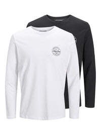 Jack & Jones MORE Langarmshirt Doppelpack