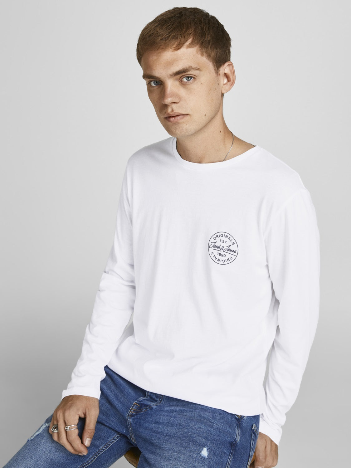Jack & Jones MORE Langarmshirt Doppelpack