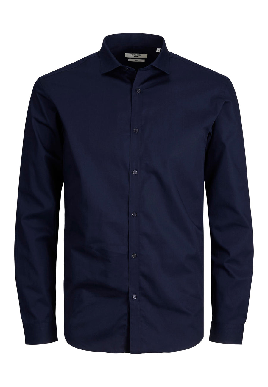 Jack & Jones CARDIFF Slimfit Langarmhemd aus Baumwolle