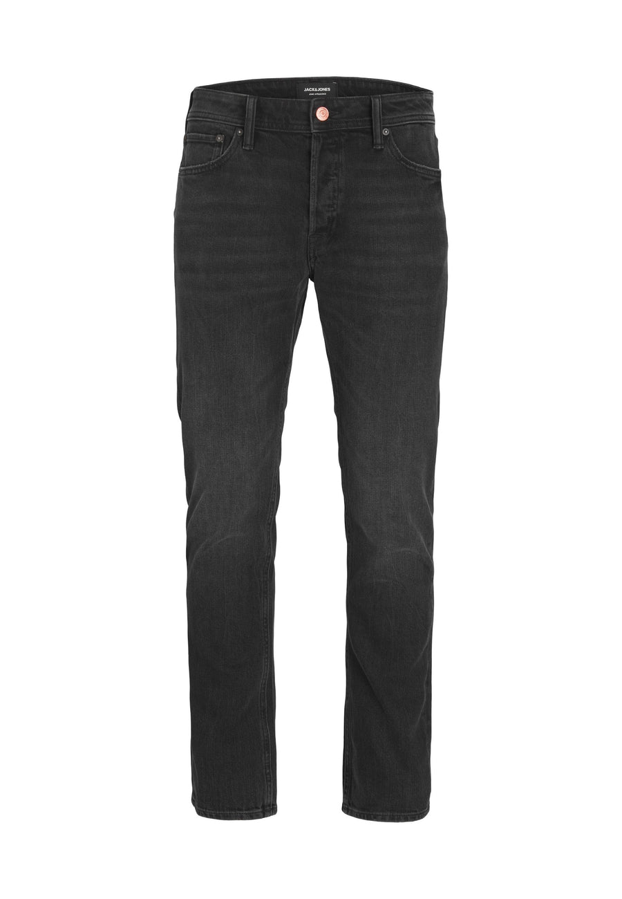 Jack & Jones MIKE Tapered Jeans im 5-Pocket-Style mit Knopfleiste und Gürtelschlaufen